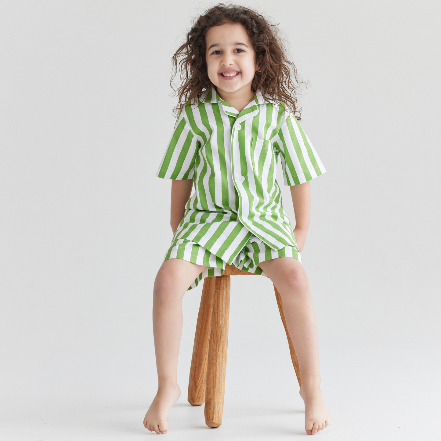 Summer Pyjama Set - Meadow Green