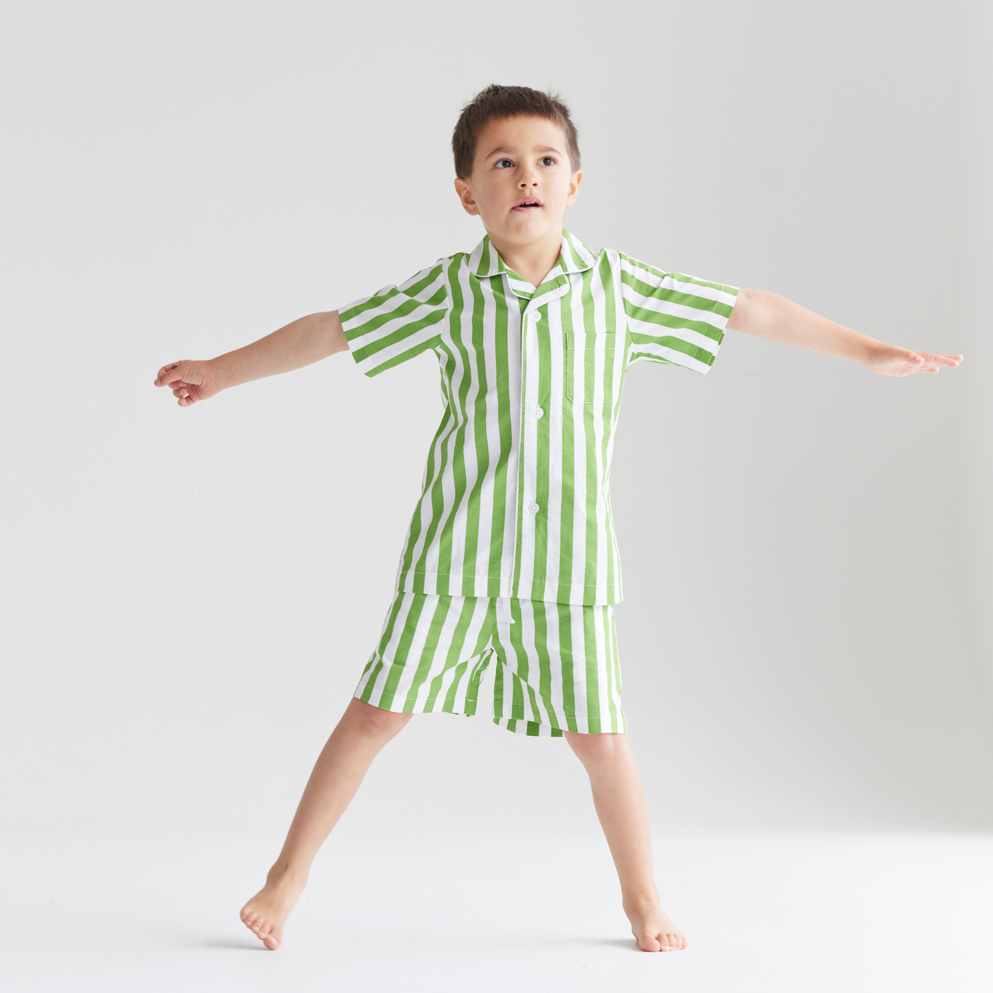Summer Pyjama Set - Meadow Green