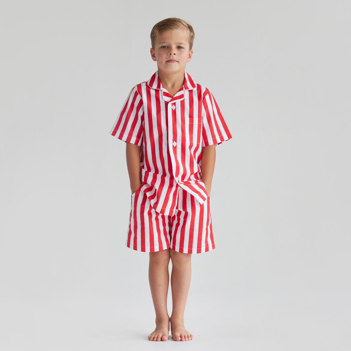 Summer Pyjama Set - Carnival Red