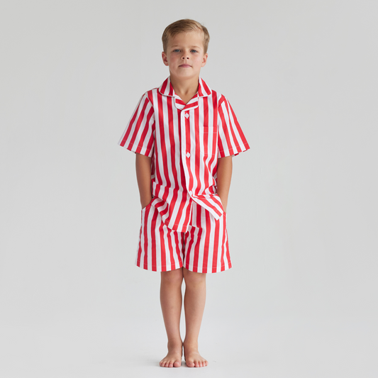 Summer Pyjama Set - Carnival Red