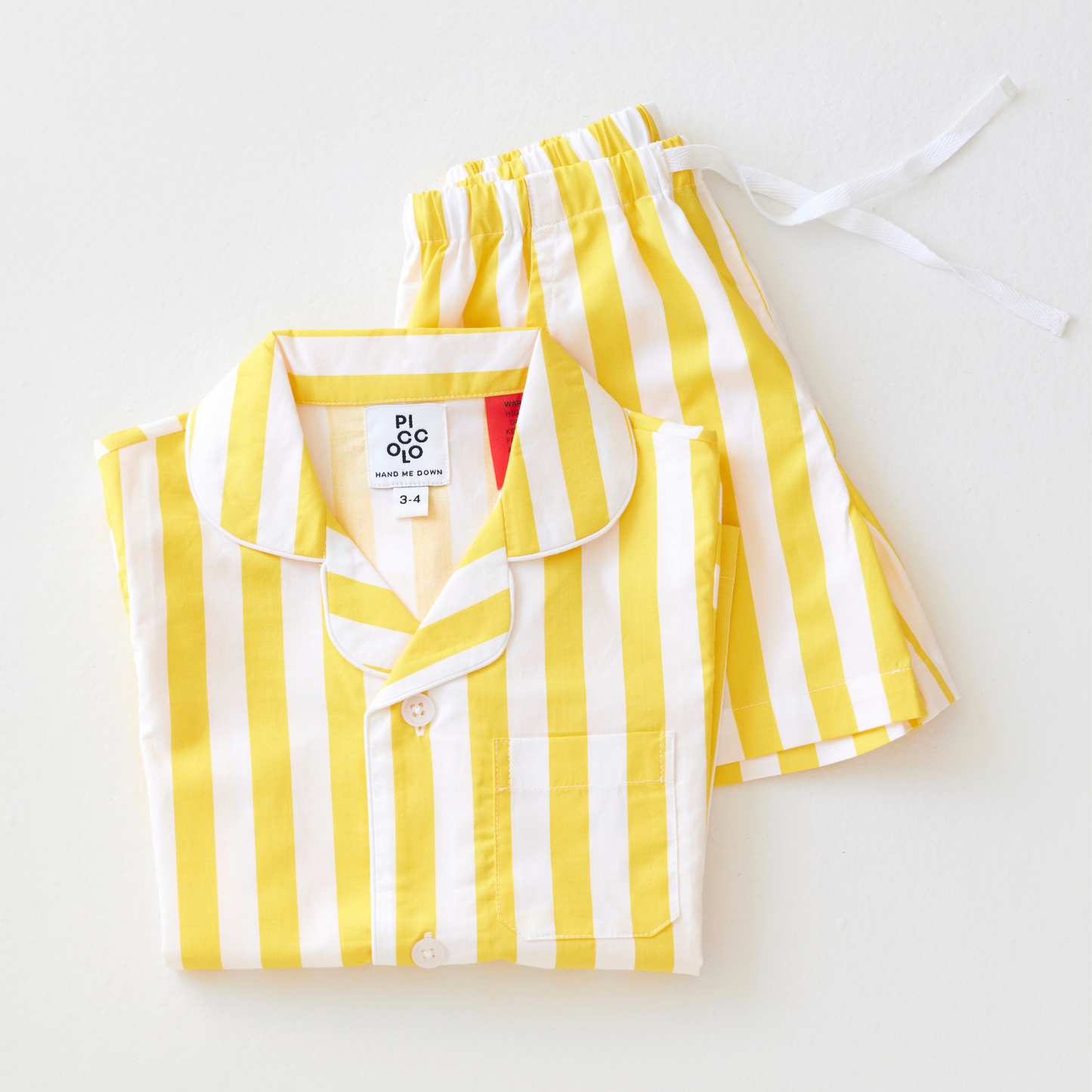 Summer Pyjama Set - Sunshine Yellow